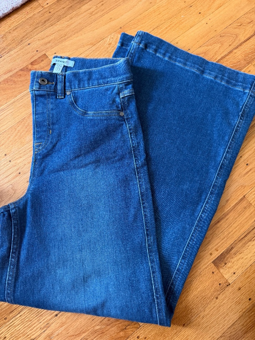 Spanx Wide Leg Petite Jeans